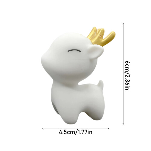 Mini julfigurer med renar 1