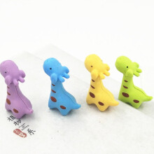 Gomme da cancellare a forma di giraffa Kawaii in TPR, 15 pezzi