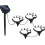 Solcellsdrivna marklampor med tassavtryck, 4-pack 1
