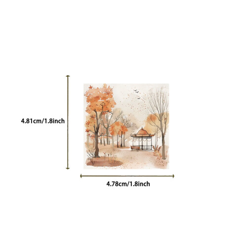 Watercolor Pet Stickers Waterproof 50-Pack 2