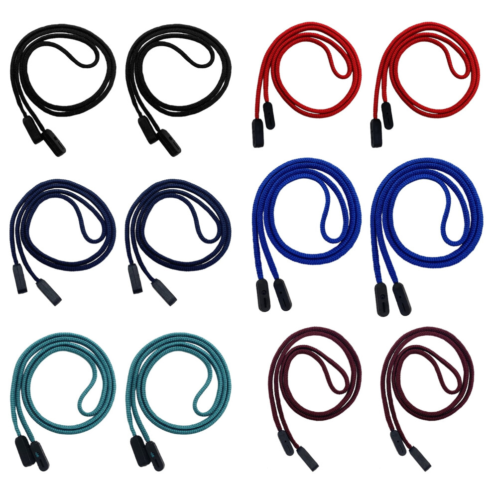 Eyeglasses Lanyard Anti-Slip Retainers 12 Pcs
