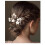 Fermagli per capelli da sposa con strass, perle e motivi floreali (2 pezzi) 6