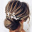 Fermagli per capelli da sposa con strass, perle e motivi floreali (2 pezzi) 4