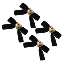Hartvormige haarclips voor dames, perfect voor een feestje.