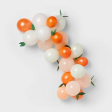 Kit de guirlande de ballons en forme de fruits orange – 30 cm