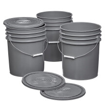 Livsmedelsgodkänd hink av Consolidated Plastics, 5 gallon, 3-pack