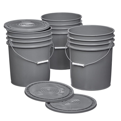 Consolidated Plastics lebensmittelechter Eimer, 5 Gallonen, 3er-Pack