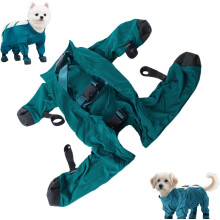 Dog Snowsuit with Suspender Boots Waterproof Outdoor