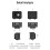 Actionkamera med LED-lys 1080P hodelykt 6