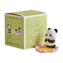 Decor tort cu panda, suport pentru telefon de birou, ornament mic
