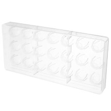 Fotbollschokladform – Transparent plast, 1-pack