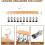 Organizzatore per armadio da appendere con 10 clip, regolabile. 5