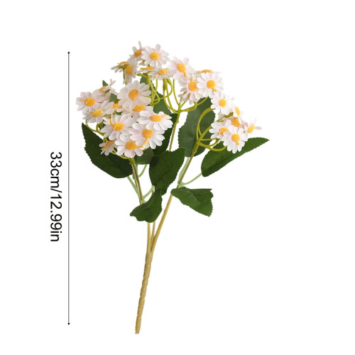Buquê de rosas artificiais brancas 33cm (1 unidade) 2