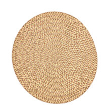 Minimalists Round Linen Placemat Biodegradable for Family
