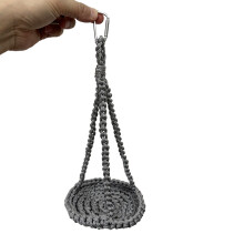 Hamster Toy Hideaway Hanging Hideouts Bed Rodents-Gray 1