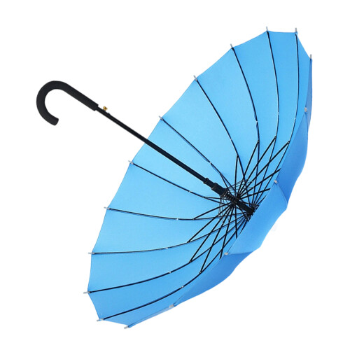 Umbrella Extended Handle Comfortable Grip All Climate-Sky Blue