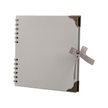 60Page Scrapbook Album Hardcover Krafts Paper Photo Album-grey