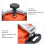 Orange 3L Aluminium Pressure Cooker Canner 1