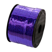 Lila Metallic-Glitzer-Kräuselband, 100 Yards