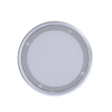 Open metalen luidsprekerrooster voor 3-inch luidsprekers.