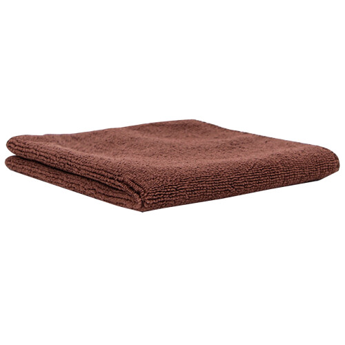 Absorberende mikrofiberklud, 30x30 cm, brun