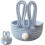 Rabbit Storage Basket – Cotton Rope, 20cm, 1 or 3 Pack 1