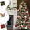 9-Piece Red Flocked Christmas Ball Ornaments 1