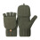 Winter-Thermo-Fingerhandschuhe, gestrickt, Touchscreen-freundlich, Grün 1
