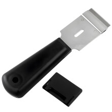 Outil grattoir avec manche en plastique et tête en métal 1,5 po x 1,2 po