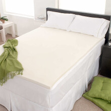Surmatelas pour lit bébé en mousse à mémoire de forme FoamRush, 2,5 cm d'épaisseur, 24 pièces