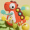 Dinosaur Montessori Pull String Toy for Toddlers 1-3 Years 1