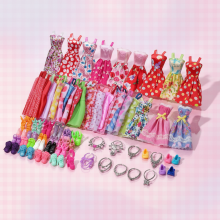 Fashion Doll Wardrobe Set for 11.8-Inch Dolls 32-Piece