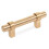 Θήκες ντουλαπιού από βουρτσισμένο νίκελ, συσκευασία 5 τεμαχίων, λαβές μπάρας 4,5", 76 1