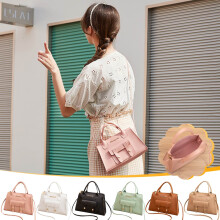 Štýlová hnedá kožená kabelka cez rameno pre ženy – moderná retro crossbody, veľká kapacita, prémiový vzhľad, vhodná na každodenné