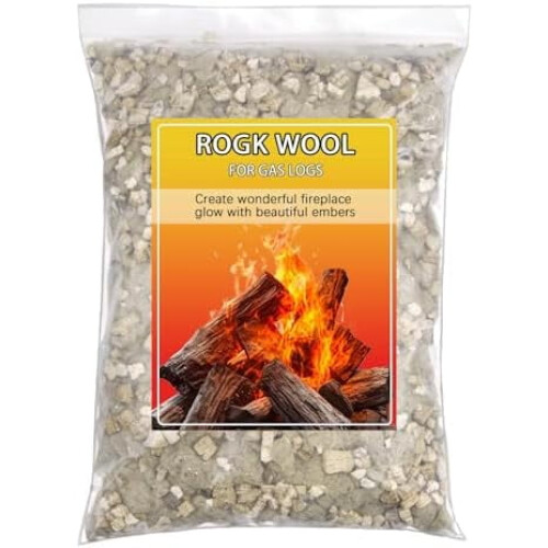 Steinwolle-Gaskamin-Glut 6oz
