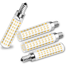 E12LED-lamp 3000K warm wit 10W 1100LM dimbaar 4-pack