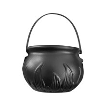 Seau à bonbons citrouille d'Halloween avec poignée (1 pièce)