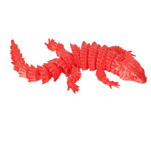 3D-geprint hagedissenornament – Dierendecoratie voor op het bureau