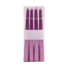 Conjunto de 4 velas cônicas de 25 cm (10 polegadas) para decoração de casamento e casa.