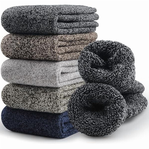 Merinoullsockor för män – 5 par