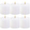 Duftlose Stumpenkerze, 7,6 x 7,6 cm, Weiß, 6er-Pack 1