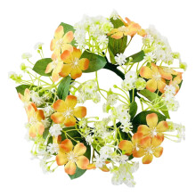 Villblomstgirlander med roser – Rustikk blomsterdekorasjon, 1 stk.