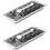 Stainless Steel Ice Cube Tray – Square Moulds, 18-Cube, 1