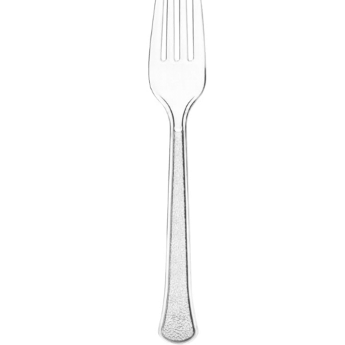 Transparente, robuste Einweggabeln, 50er-Packung