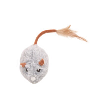 Automatisches Plüschmaus-Spielzeug für Katzen, USB-aufladbar