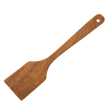 Spatulă din lemn pentru vase de gătit antiaderente, spatulă plată