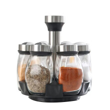 Verstelbare, draaibare kruidendispenser, gemaakt van duurzaam materiaal.