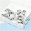 2026 Glitter Number Glasses with Exclamation Mark 1
