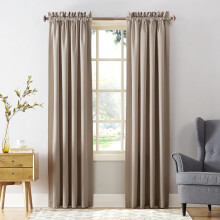 Rideaux à œillets en polyester 54 po L x 95 po H (paire)
