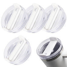 40 oz Tumbler Lid 3.6 in Clear Spill-Proof Replacement